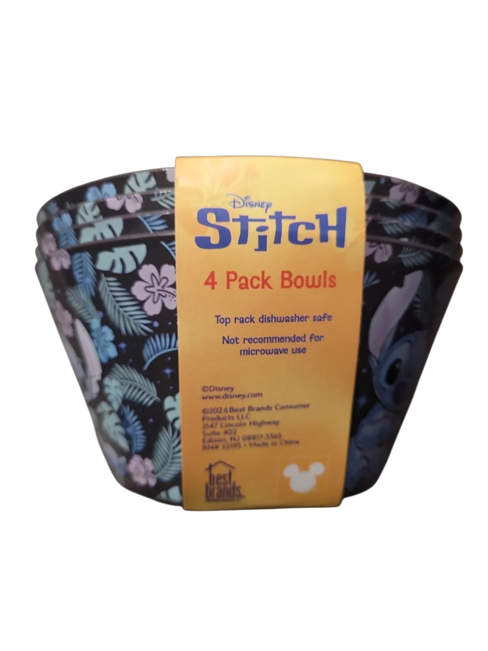 Disney Stitch Floral  Bowls